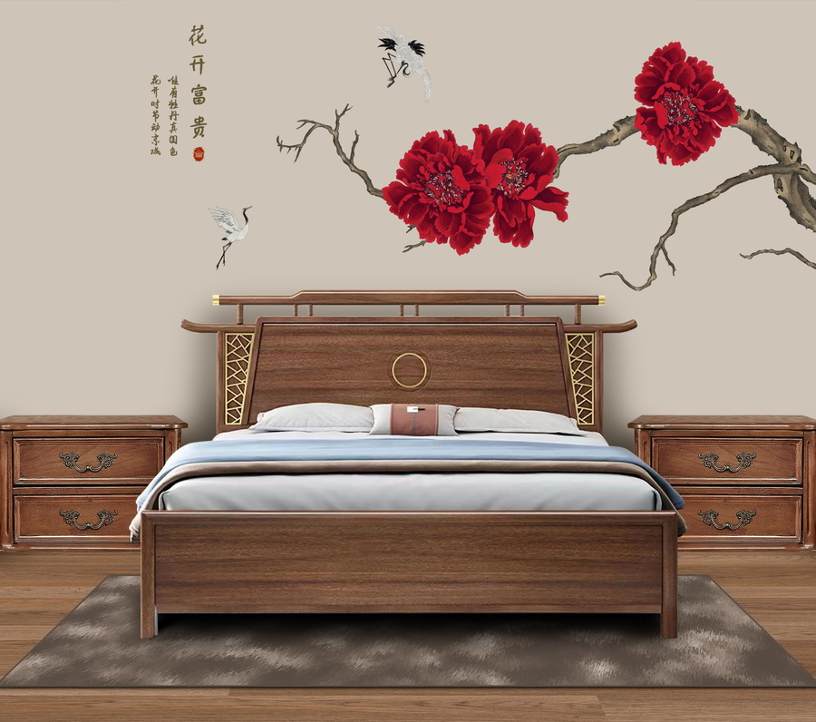 牡丹花背景