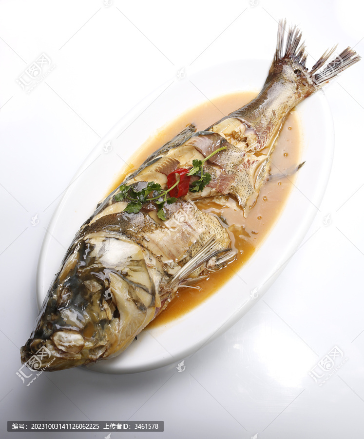 家常燜胖頭魚