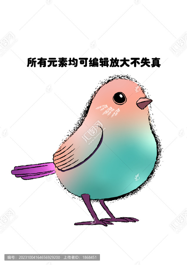 卡通小鳥
