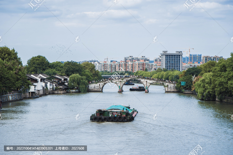 京杭大运河与拱宸桥