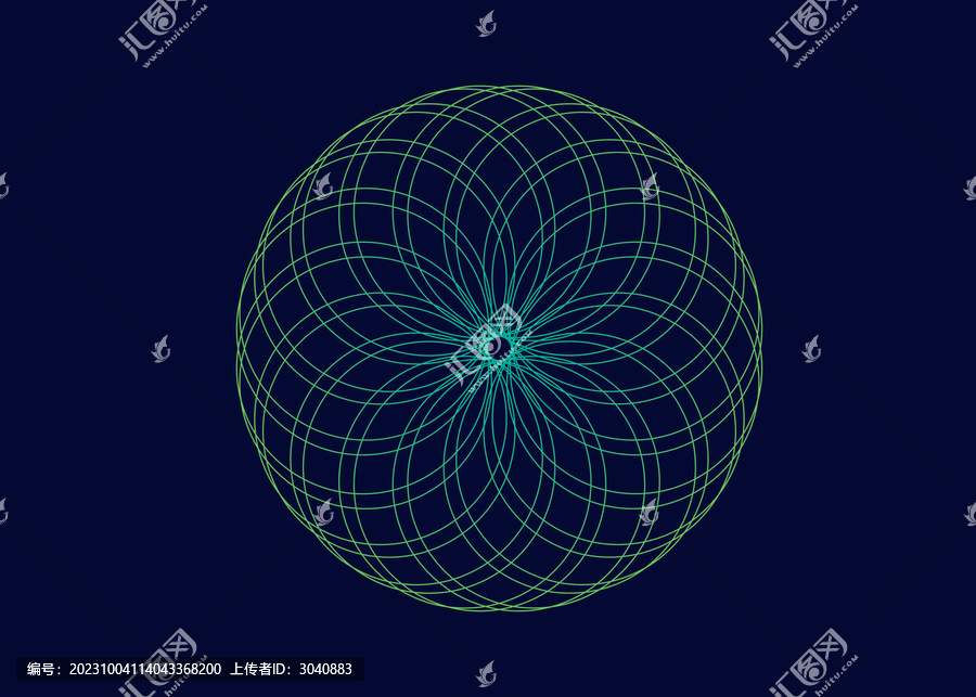 幻彩炫彩幾何線條圖案