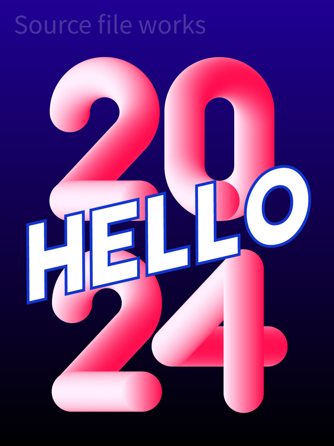hello2024字體設計