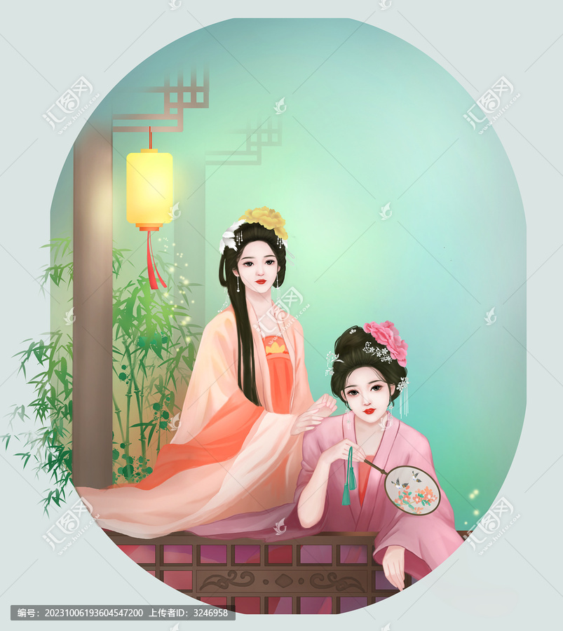 仕女圖