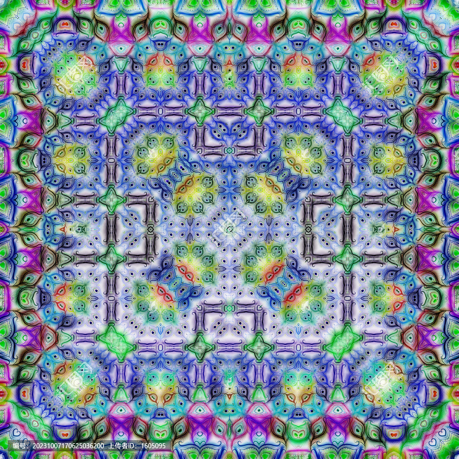 彩色布紋印花圖案