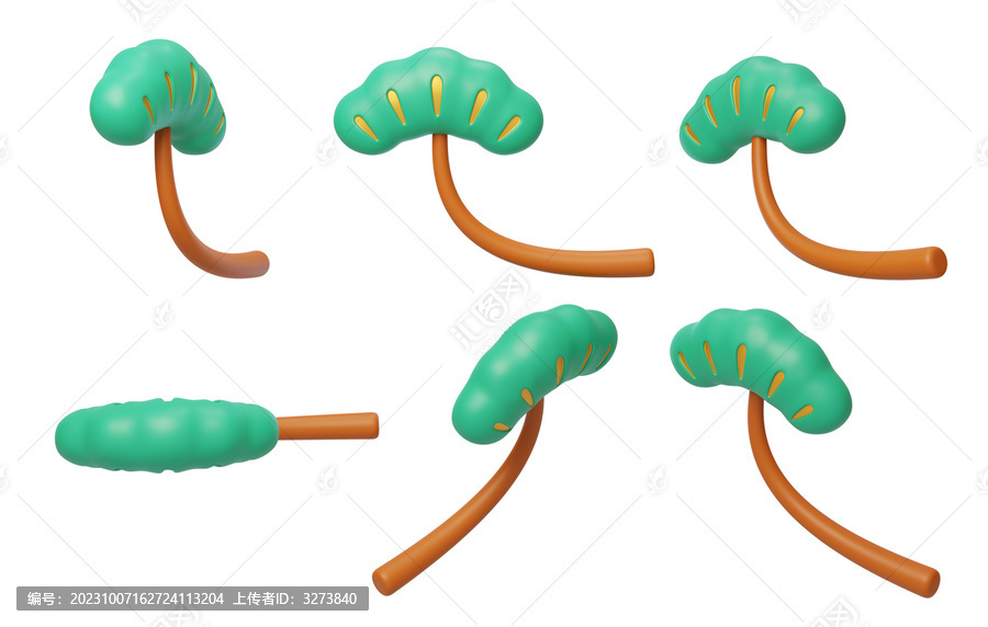 新年傳統(tǒng)喜慶春節(jié)發(fā)財(cái)樹(shù)3D