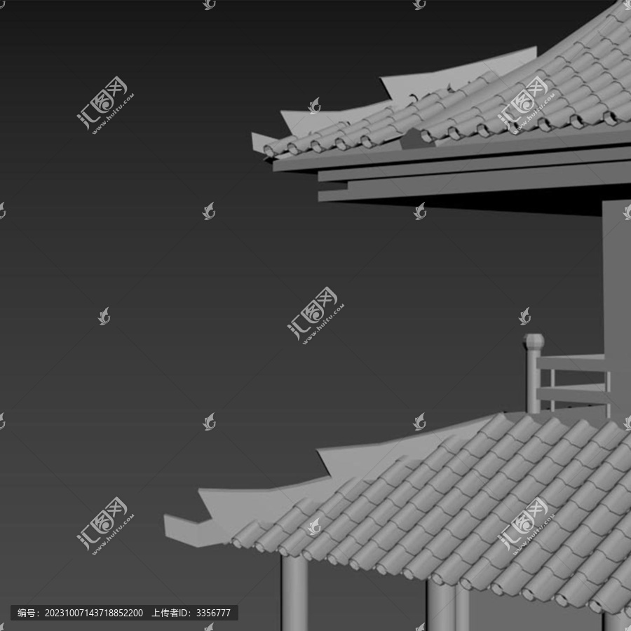 古風(fēng)建筑3D模型