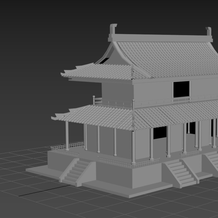 古風(fēng)建筑3D模型