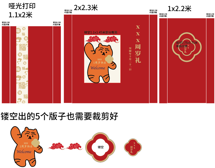 周歲禮背景周歲宴布置
