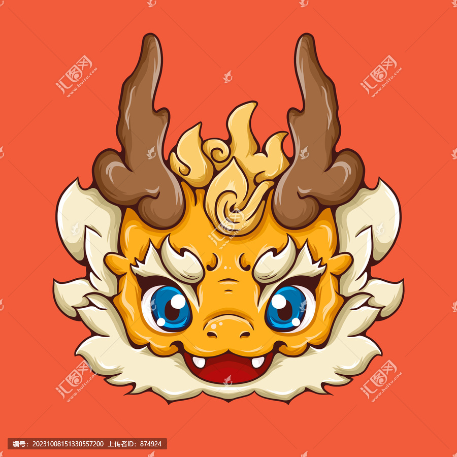 國(guó)潮龍插畫(huà)