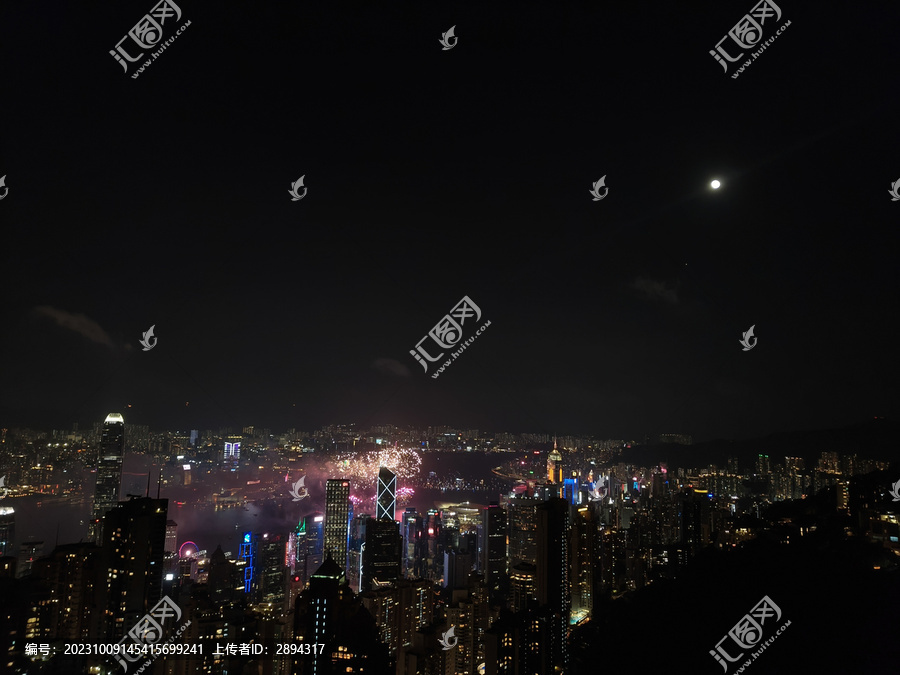 维多利亚港夜景