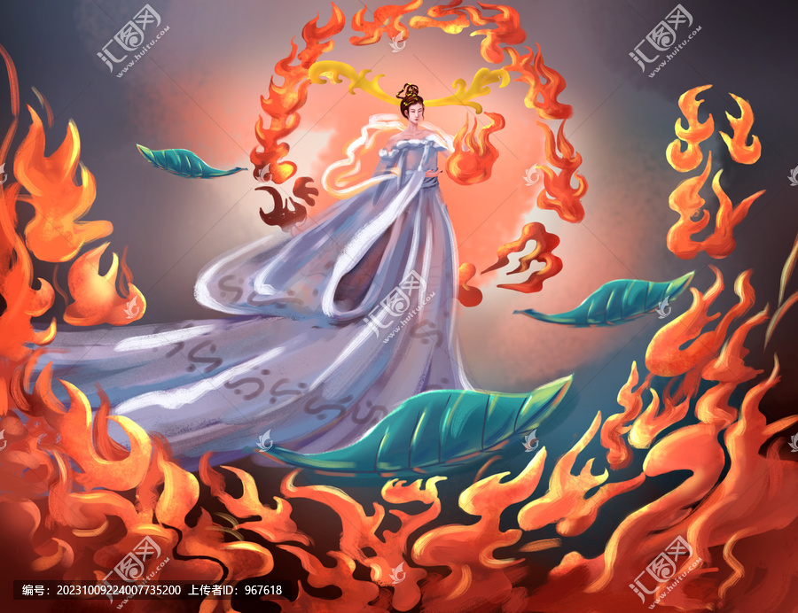 神話人物插畫