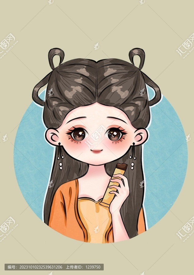 巧克力女孩漢服古裝女孩