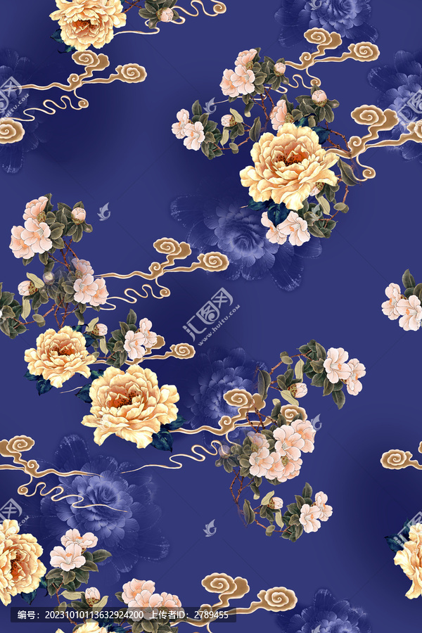 旗袍花設(shè)計(jì)