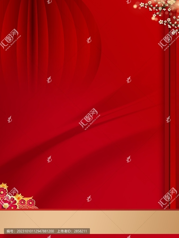 紅色大氣背景