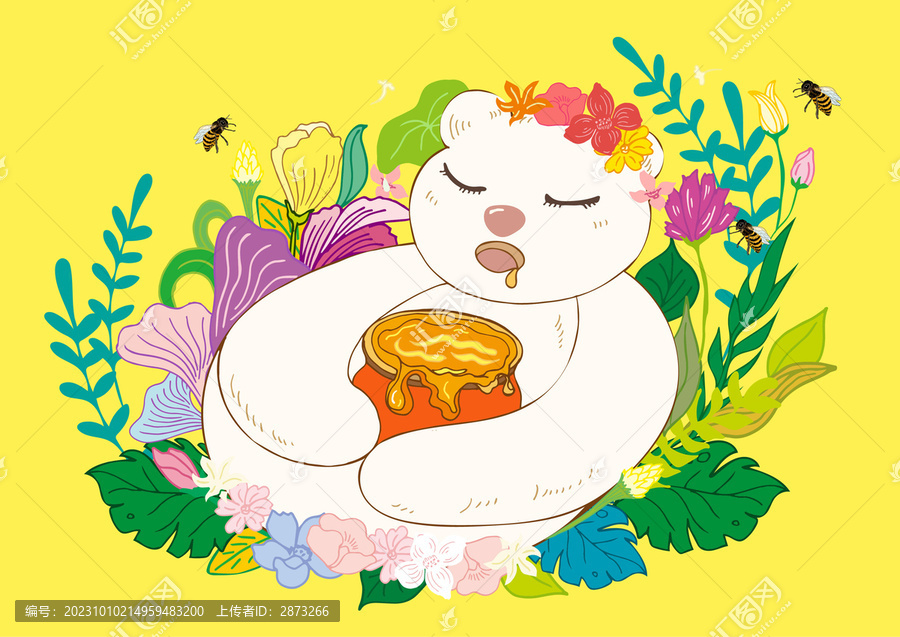 小熊愛蜂蜜