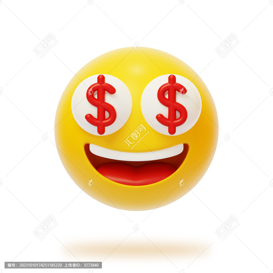 社交情緒表情情感反應(yīng)中獎(jiǎng)3D