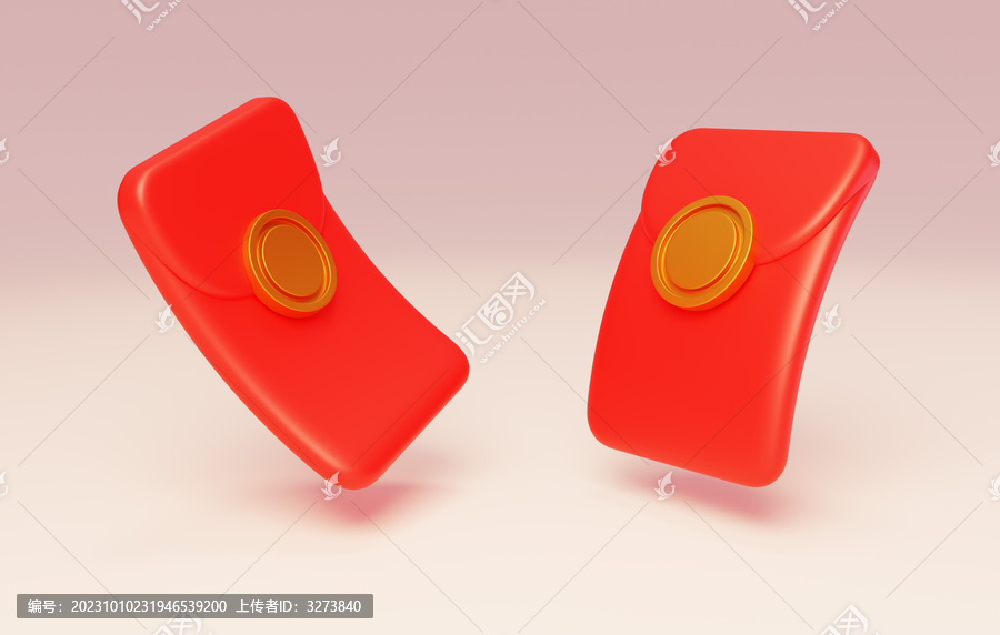 活動春節(jié)紅包利是封獎勵開3D
