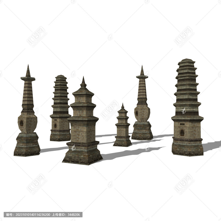 少林寺塔林效果