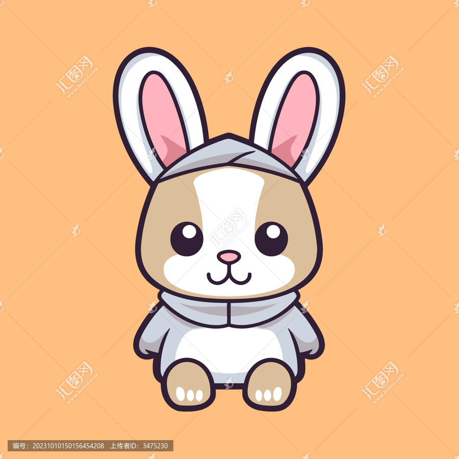 小兔子插畫設計