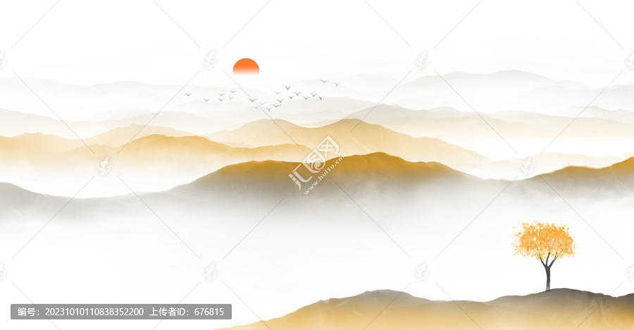 隔斷屏風(fēng)山水圖