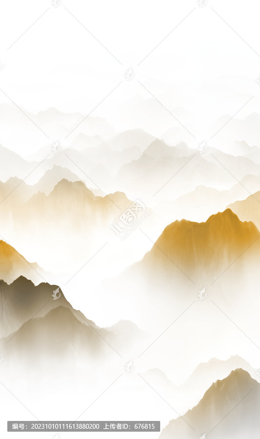 豎幅山水畫