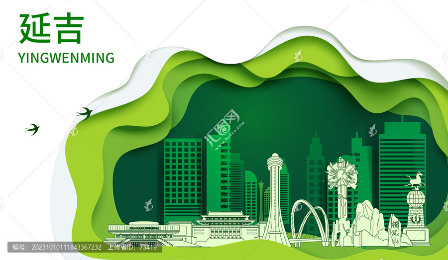 延吉市生态绿色宜居城市海报