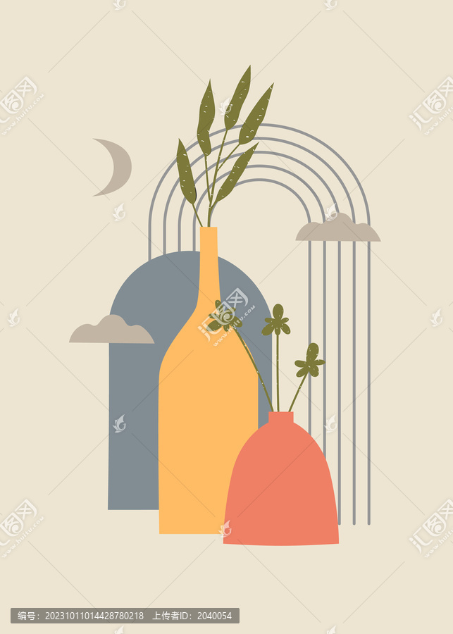 極簡風(fēng)格抽象畫