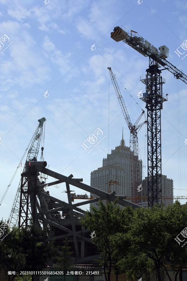 城市建设工程天空