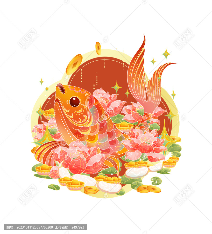 年年有魚插圖