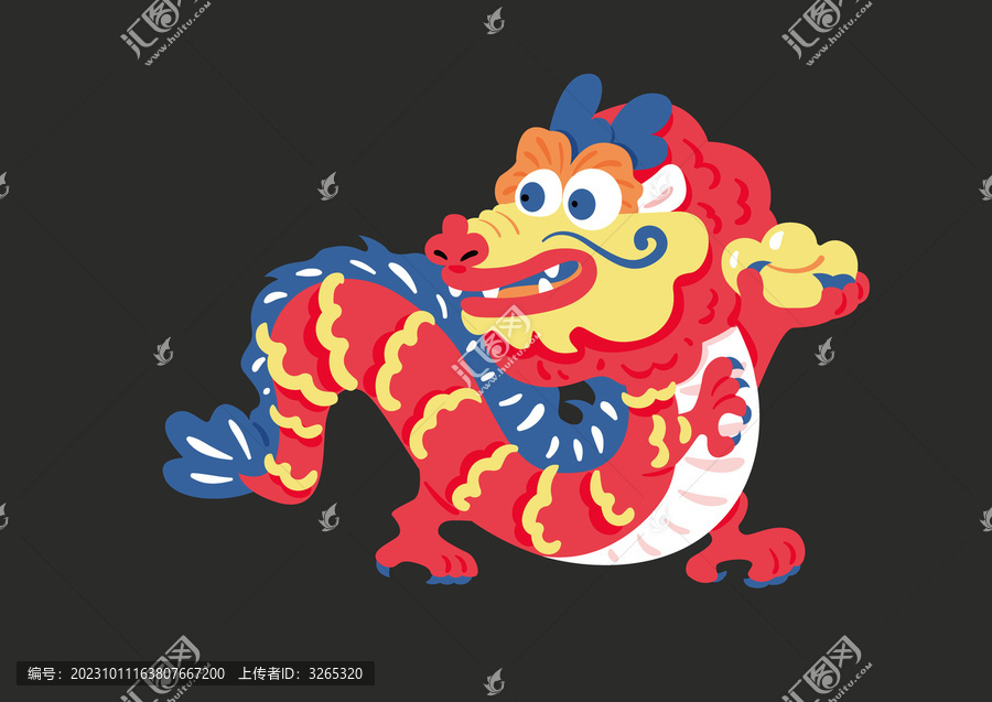 龍矢量元素