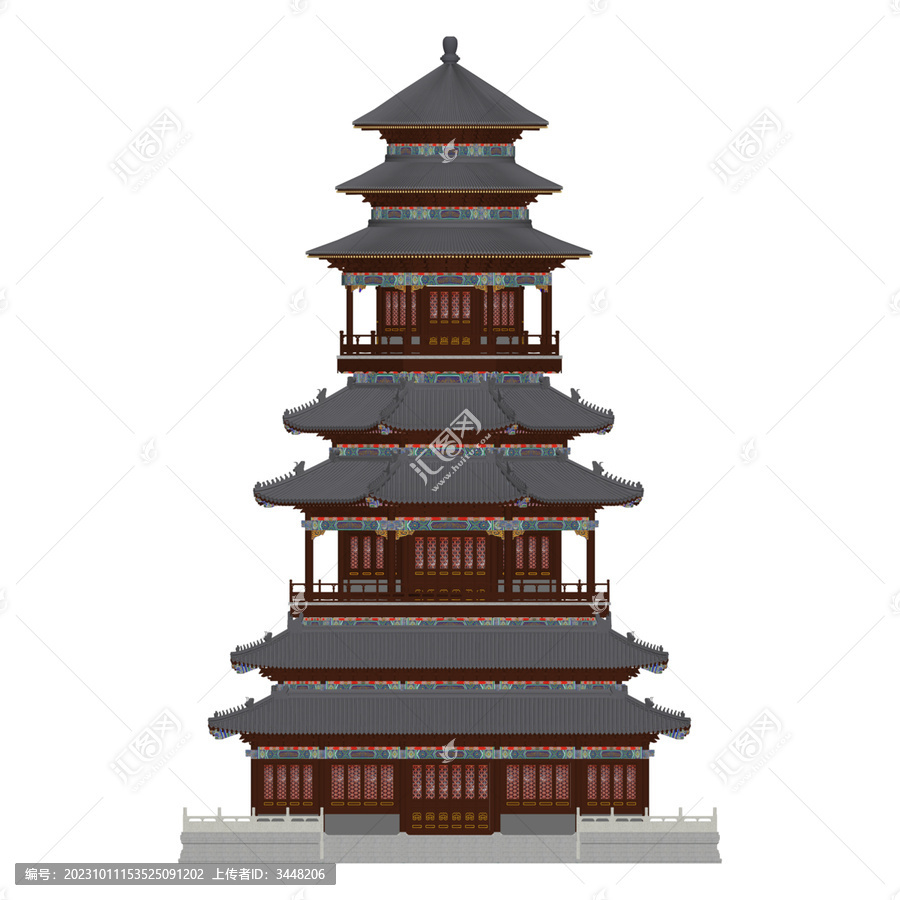 明堂正立面效果