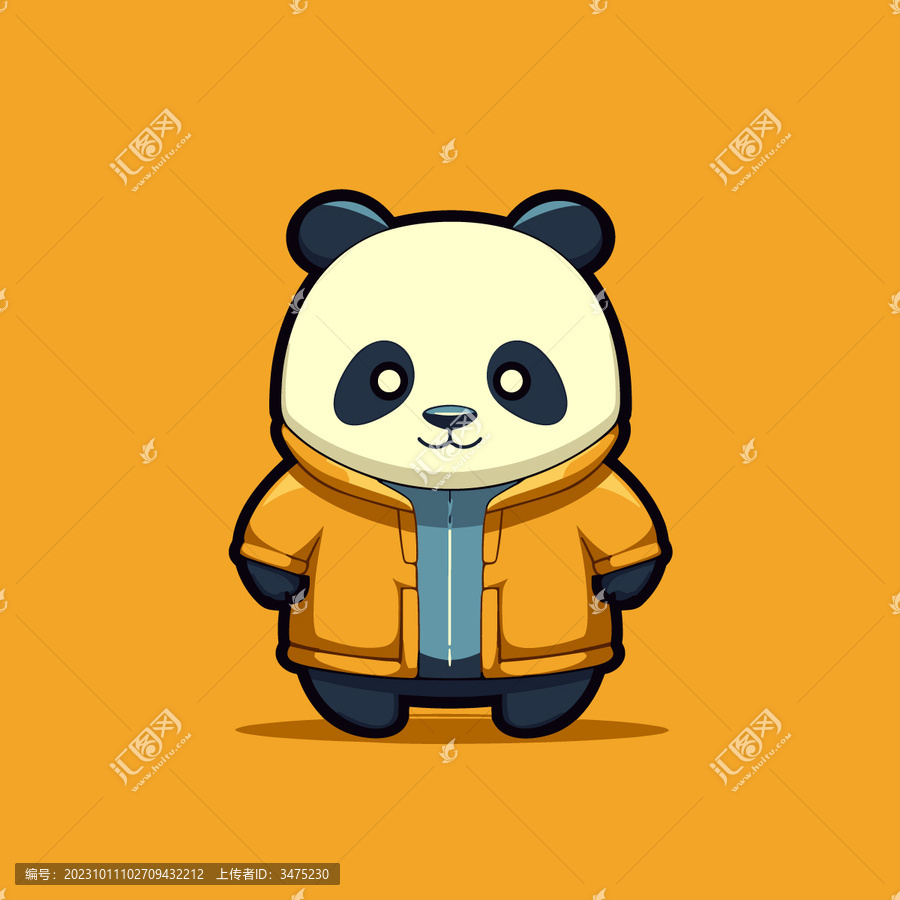熊貓矢量插畫(huà)