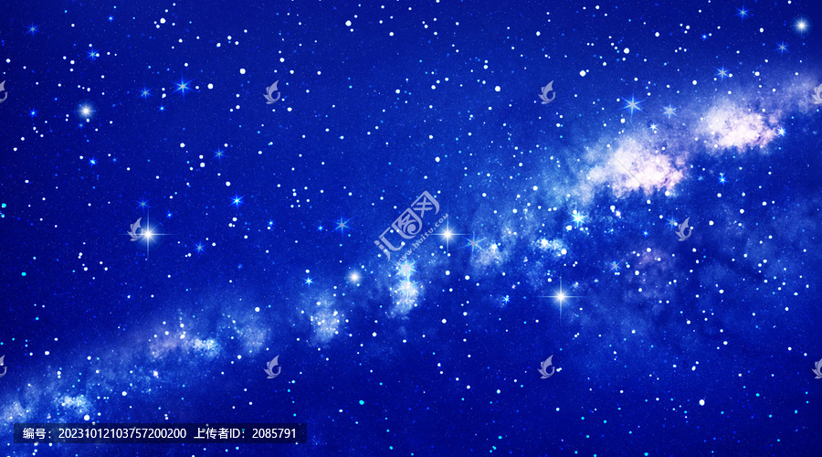 藍(lán)色星空背景