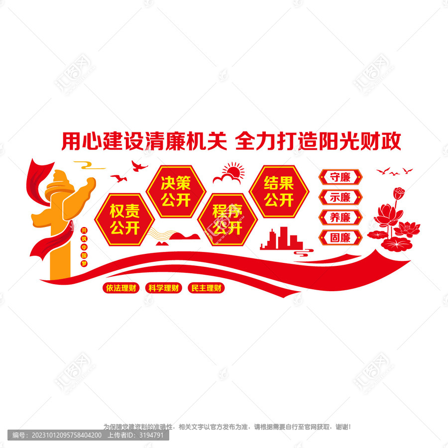 陽光財政宣傳墻