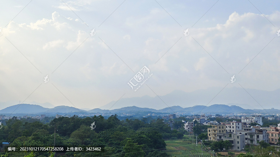 广东茂名电白区乡镇一隅