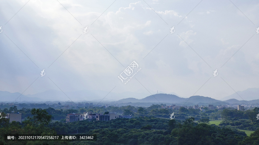 广东茂名电白区乡镇一隅