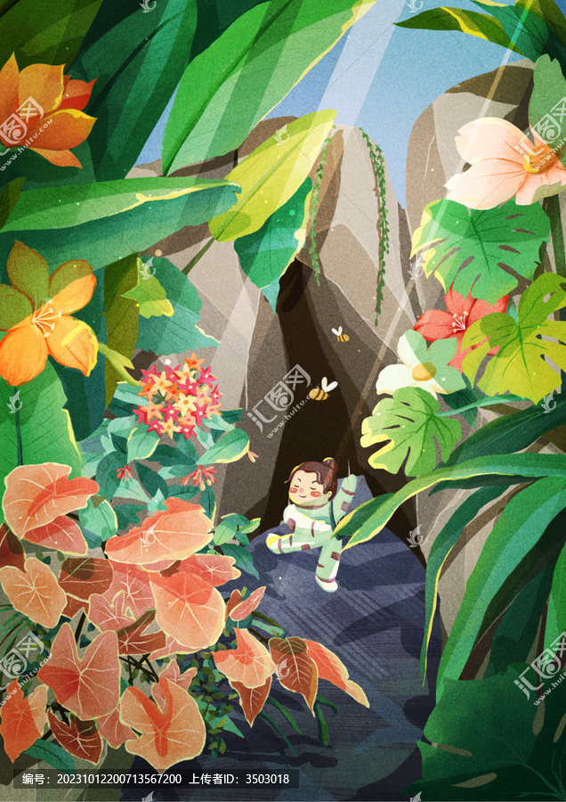 植物園植物苗圃花卉生長