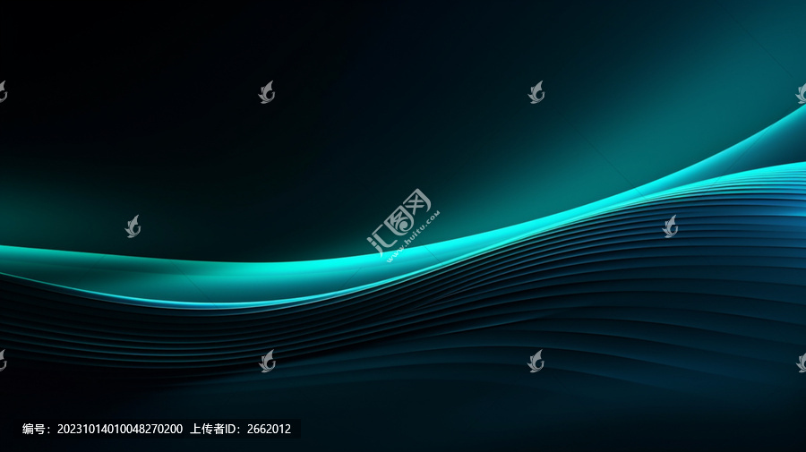 科技感藍色光線背景素材