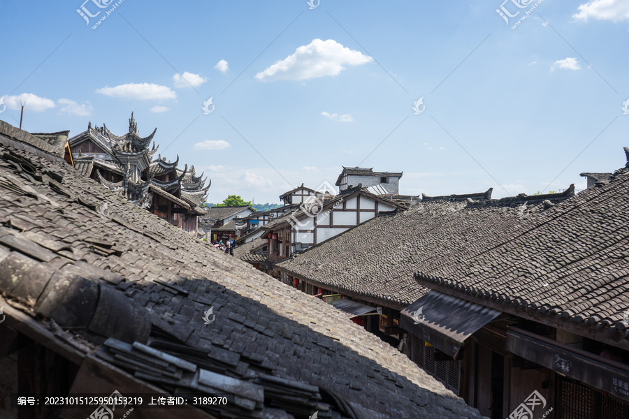 重庆铜梁安居古镇建筑