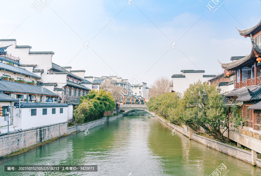 南京秦淮河两岸建筑