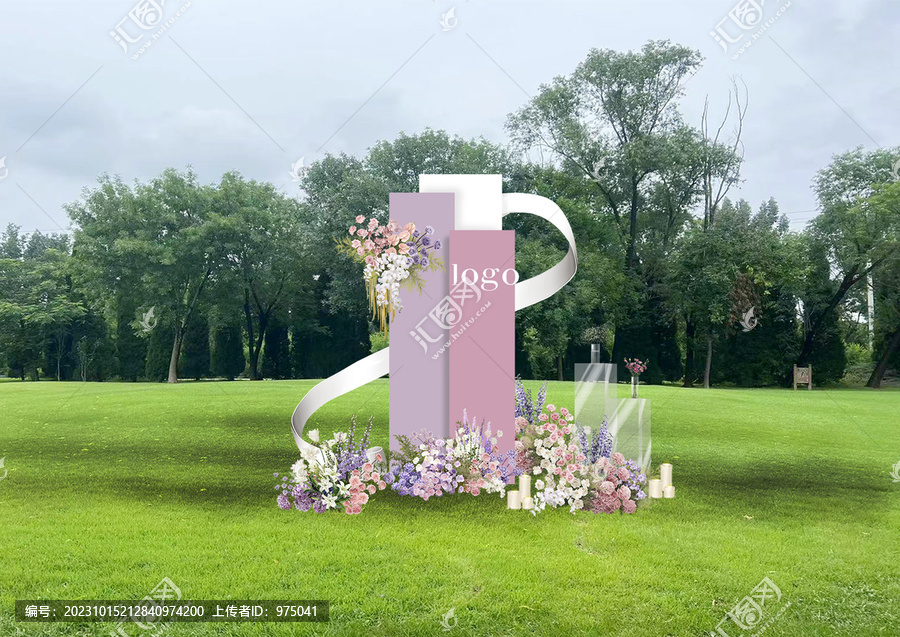 戶外婚禮迎賓區(qū)