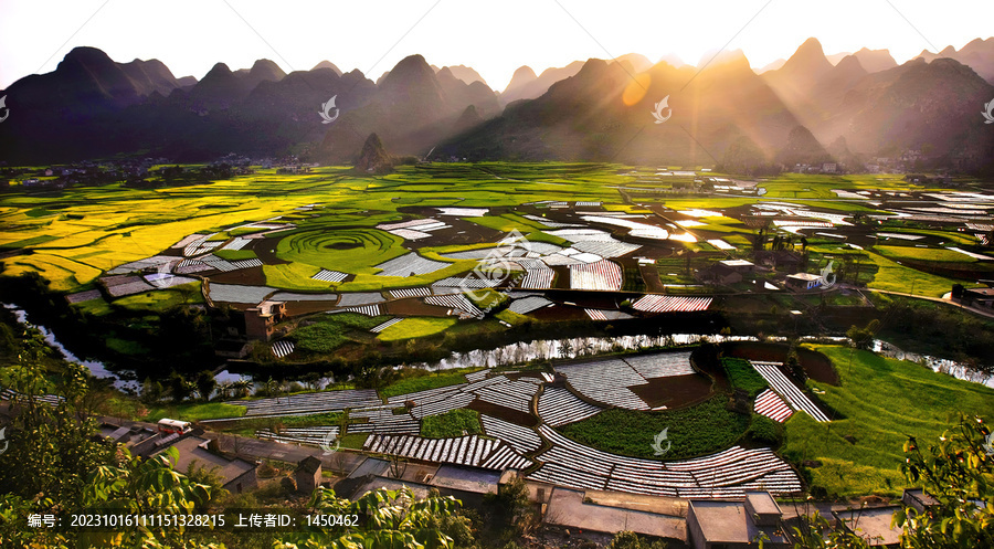 贵州黔西南山水风景自然景观