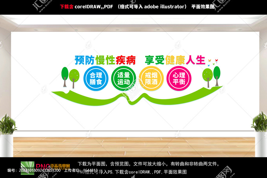 預(yù)防慢性疾病文化墻