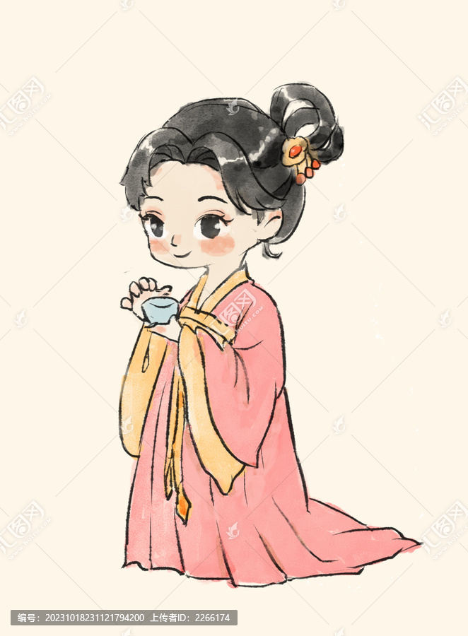 古風小女孩