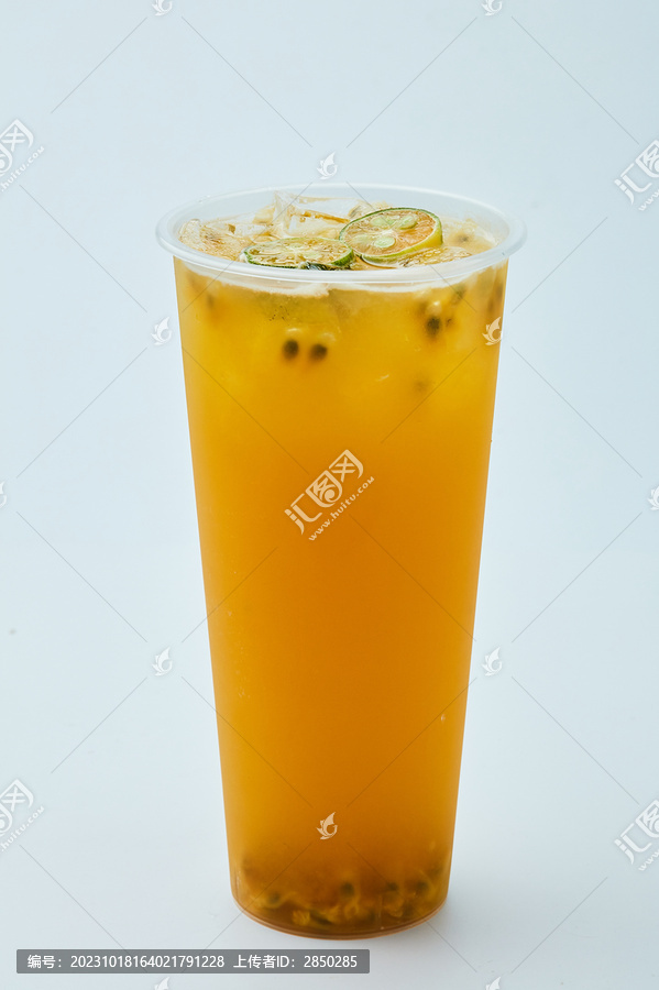 金桔百香果柠檬茶