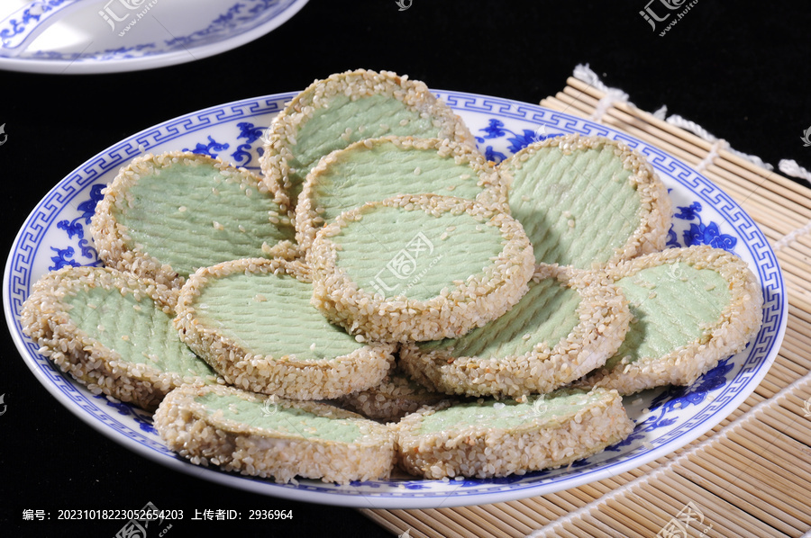 绿豆芝麻饼