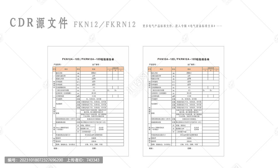 FKN12FKRN檢驗(yàn)報(bào)告