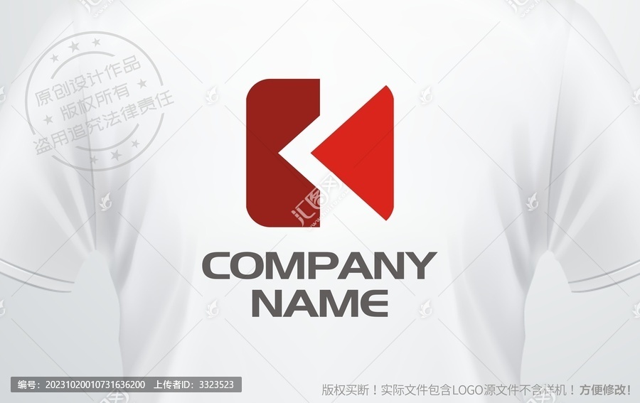 K字母设计logo