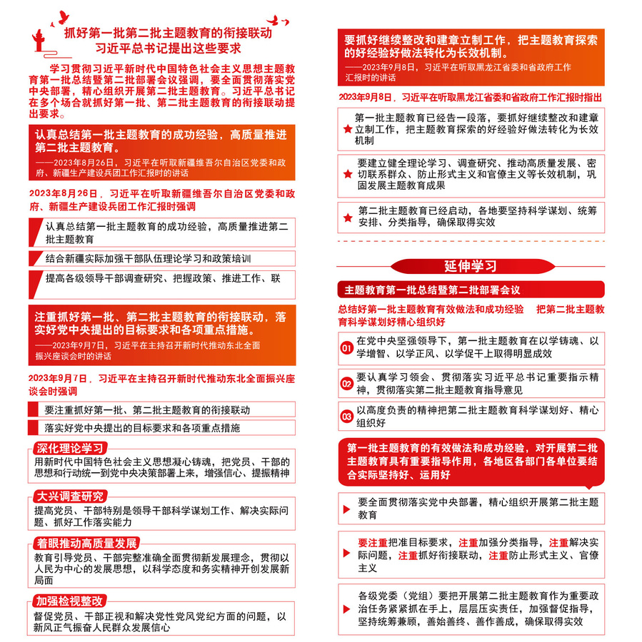 第二批主題教育部署要求