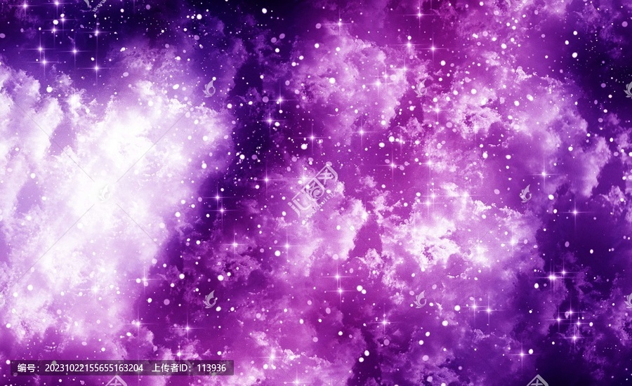 紫色星空背景